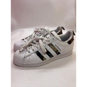Men's Adidas Superstar Casual Shoes Sneakers Cloud White Camo GV9698 Size 7